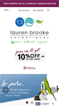 Mobile Screenshot of laurenbrookecosmetiques.com
